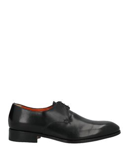 Santoni: Чёрные туфли 