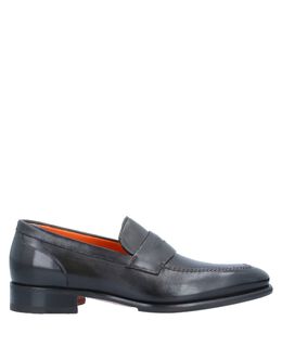 Santoni: Тёмные туфли 