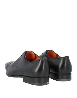 Santoni: Чёрные туфли 