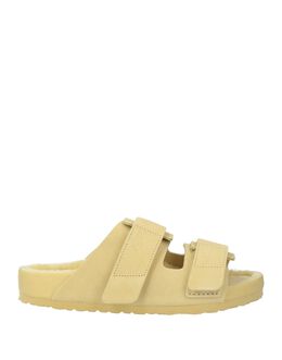 Birkenstock: Бежевые сандалии 