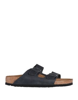 Birkenstock: Чёрные сандалии 