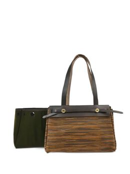 Hermès Pre-Owned: Коричневая сумка-шоппер 