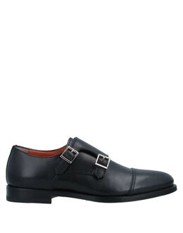 Santoni: Чёрные туфли 