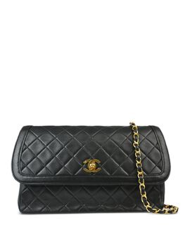 CHANEL Pre-Owned: Чёрная сумка 