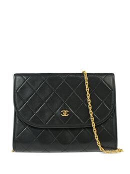 CHANEL Pre-Owned: Чёрная сумка 