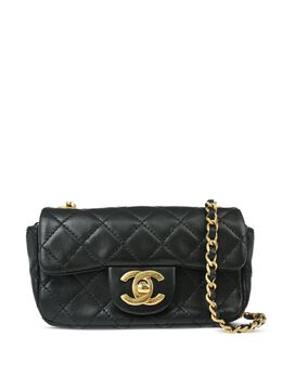 CHANEL Pre-Owned: Чёрная сумка 