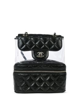 CHANEL Pre-Owned: Чёрный рюкзак 