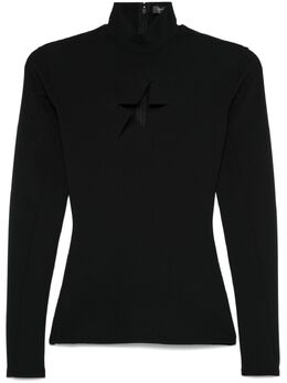 Mugler: Чёрный топ 