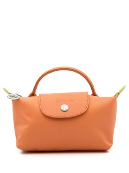 Longchamp: Зелёная сумка  Le Pliage Green