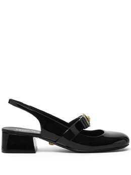 Versace: Чёрные туфли  Gianni