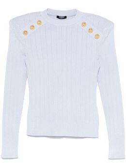 Balmain: Свитер на пуговицах 