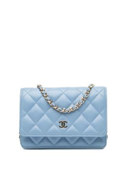 CHANEL Pre-Owned: Голубой кошелёк 