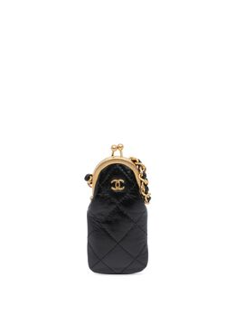 CHANEL Pre-Owned: Чёрная сумка через плечо 