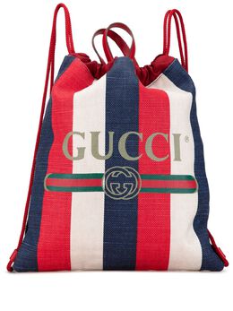 Gucci Pre-Owned: Рюкзак в полоску 