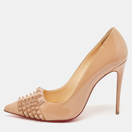 Christian Louboutin: Бежевые туфли 