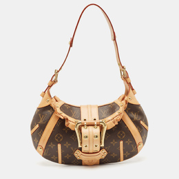 Louis Vuitton: Коричневая сумка  Leonor