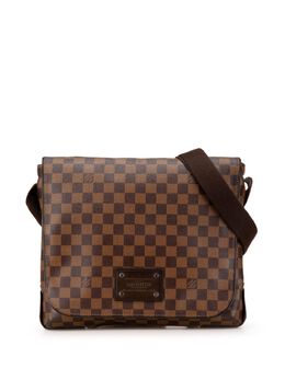 Louis Vuitton Pre-Owned: Коричневая сумка через плечо 