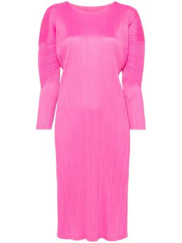 Pleats Please Issey Miyake: Платье миди 