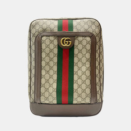 Gucci: Бежевый рюкзак  Ophidia GG