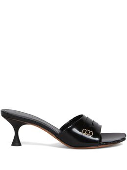 Marni: Чёрные сандалии 