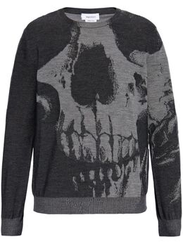 Alexander McQueen: Свитер  Skull с длинным рукавом