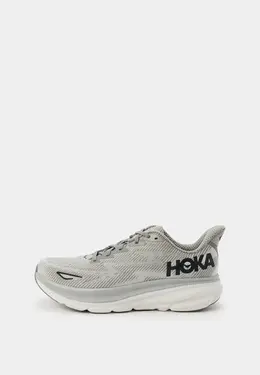 Hoka One One: Серые кроссовки 