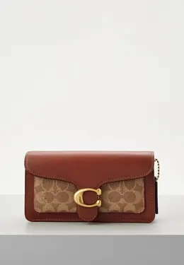 Coach: Коричневая сумка 