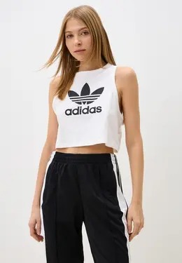 adidas Originals: Белая майка 