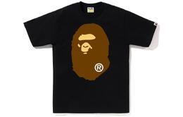 A BATHING APE: Коричневая футболка 