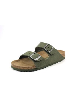 Birkenstock: Зелёные сабо 