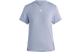 Adidas: Фиолетовая футболка 