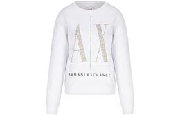 Armani Exchange: Белая толстовка 