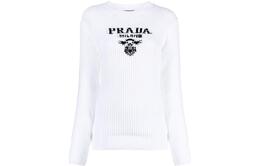 Prada: Белый свитер 