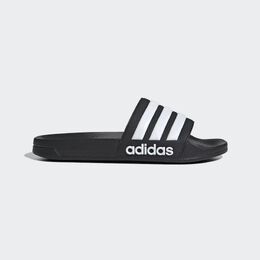 Adidas: Чёрные шлёпанцы  Adilette