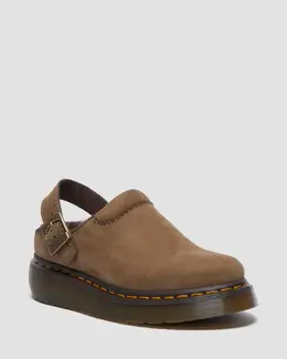 Dr. Martens: Сабо цвета хаки 