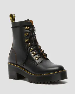 Dr. Martens: Чёрные ботинки 