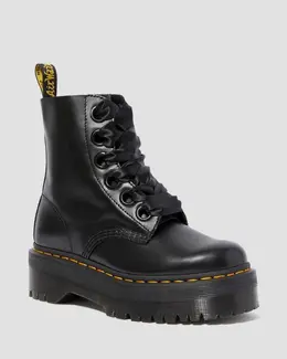 Dr. Martens: Чёрные ботинки 