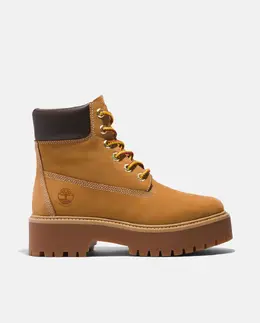 Timberland: Жёлтые ботинки 