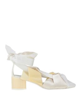 MM6 Maison Margiela: Белые сандалии 