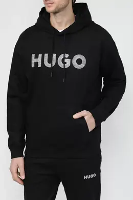 HUGO BOSS: Чёрная толстовка 