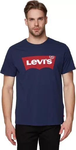 Levi's: Синяя футболка 