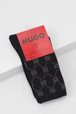 HUGO BOSS: Чёрные носки 