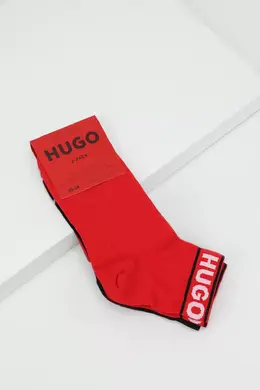 HUGO BOSS: Розовые носки 