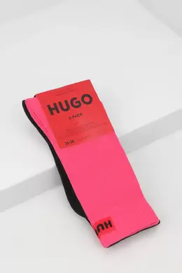 HUGO BOSS: Розовые носки 