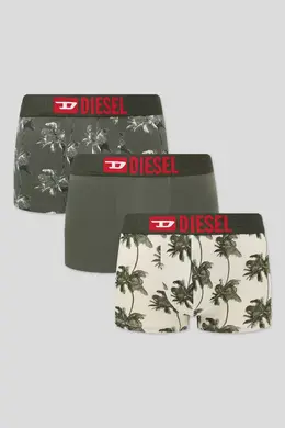 Diesel: Трусы цвета хаки 