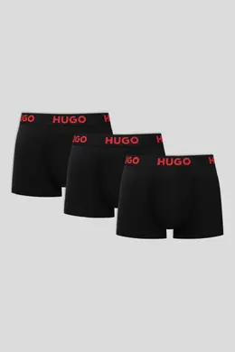 HUGO BOSS: Чёрные трусы 