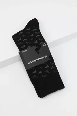 EMPORIO ARMANI: Чёрные носки 