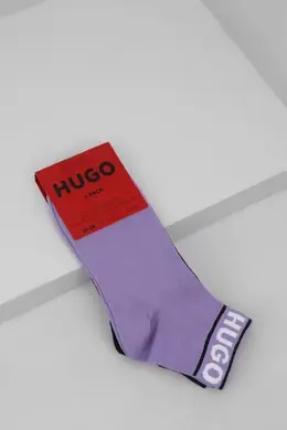 HUGO BOSS: Фиолетовые носки 