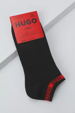 HUGO BOSS: Чёрные носки 