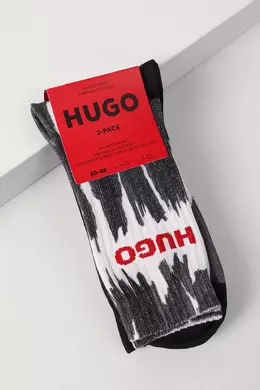 HUGO BOSS: Чёрные носки 